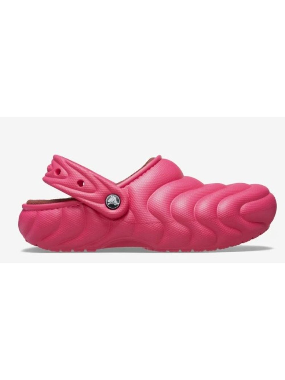 NEW Crocs Classic Lined Overpuff Clog Scarlet Pink Size Womens 6 $65 [jb] - Picture 3 of 16